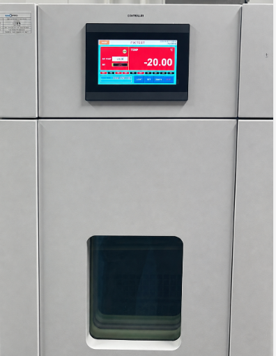 Low-temperature battery test system